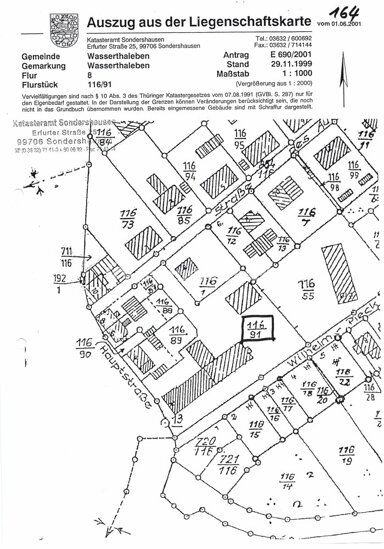 Mehrfamilienhaus zum Kauf als Kapitalanlage geeignet 195.000 € 4 Zimmer 1.700 m² Wasserthaleben 99718