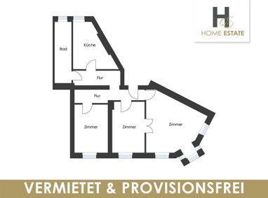 Wohnung zum Kauf Provisionsfrei 325.000 € 3 Zimmer Corinthstr. 30 Friedrichshain Berlin 10245