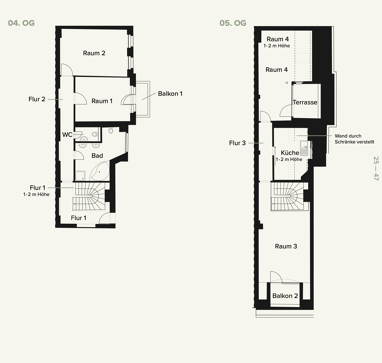 Wohnung zum Kauf 489.000 € 4 Zimmer 139 m² 4. Geschoss Nordhauser Straße 1a Charlottenburg Berlin 10589