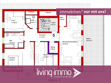 Wohnung zum Kauf Provisionsfrei 486.402 € 4 Zimmer 131,5 m² 2. Geschoss Büchlberg Büchlberg 94124