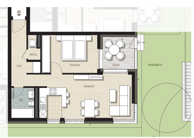 Wohnung zum Kauf Provisionsfrei 298.000 € 2 Zimmer 56,6 m² Cotta (Cossebauder Str.) Dresden 01157