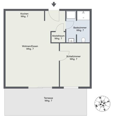 Apartment zur Miete 690 € 2 Zimmer 69 m² Haidhäuser Cham - Haidhäuser 93413