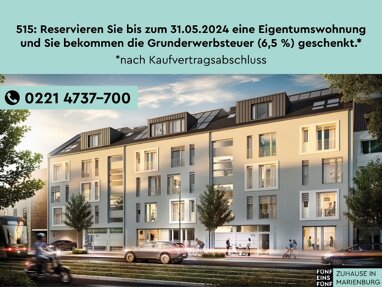 Wohnung zum Kauf Provisionsfrei 627.900 € 3 Zimmer 85,7 m² 1. Geschoss Marienburg Köln 50968