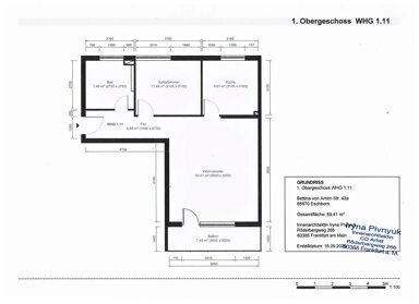 Wohnung zum Kauf provisionsfrei 120.000 € 2 Zimmer 69 m² frei ab sofort Bettina-Von-Arnim-Str. 42A Eschborn Eschborn 65760