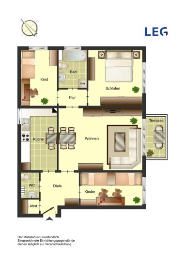 Wohnung zur Miete 1.013 € 4,5 Zimmer 94 m² 3. Geschoss Hammerschmidtstraße 102 Weiß Köln 50999