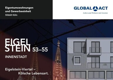 Wohnung zum Kauf provisionsfrei 329.000 € 2 Zimmer 42,9 m² 1. Geschoss frei ab sofort Altstadt - Nord Köln 50668