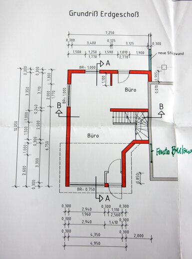 Praxisfläche zur Miete 980 € 3 Zimmer 130 m² Bürofläche Singen Remchingen 75196