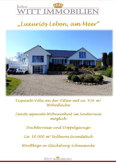 Villa zum Kauf 2.590.000 € 10 Zimmer 426 m² 10.445 m² Grundstück Schausende Glücksburg 24960