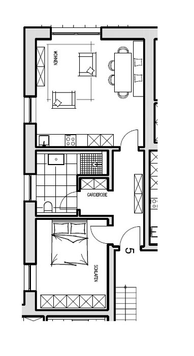 Wohnung zur Miete 950 € 2 Zimmer 57,1 m² 1. Geschoss Dudenhofen Rodgau 63110