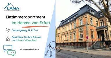 Wohnung zur Miete 350 € 1 Zimmer 39 m² 2. Geschoss Dalbergsweg 21 Brühlervorstadt Erfurt 99084