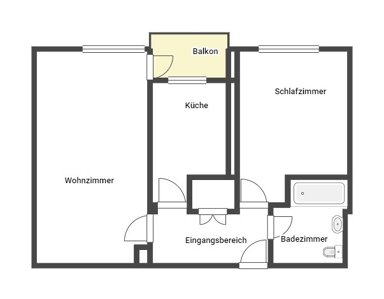 Wohnung zur Miete nur mit Wohnberechtigungsschein 353 € 2 Zimmer 56,8 m² EG Raiffeisenstraße 19 Weißenthurm 56575