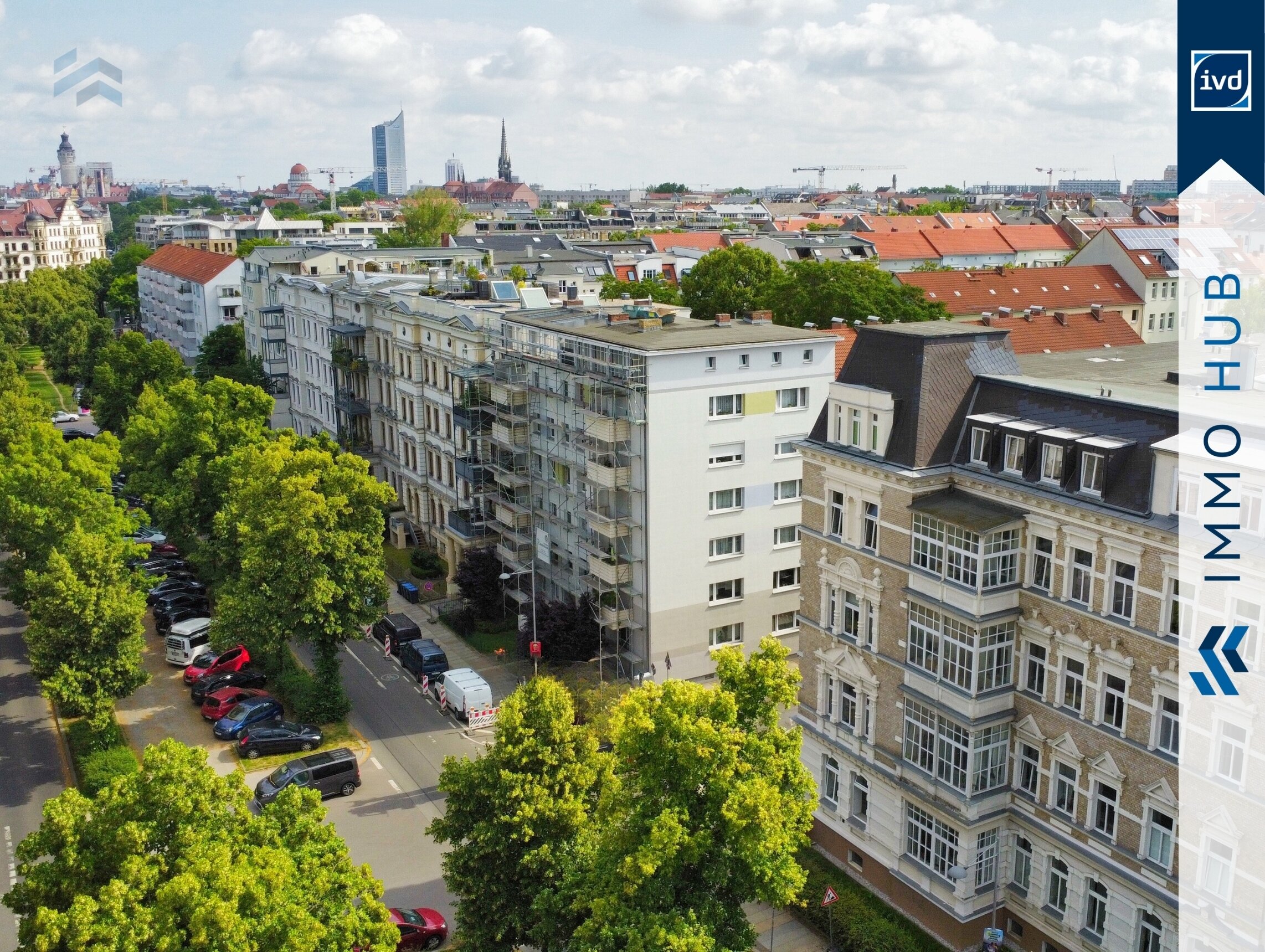 Wohnung zum Kauf 176.000 € 2 Zimmer 58,7 m²<br/>Wohnfläche 3. Stock<br/>Geschoss Südvorstadt Leipzig 04275