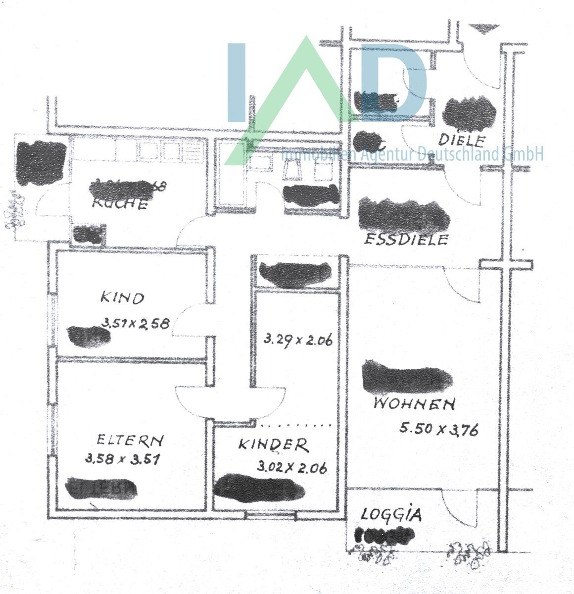 Wohnung zum Kauf 272.000 € 4 Zimmer 97 m²<br/>Wohnfläche 3.<br/>Geschoss Bad Kreuznach Bad Kreuznach 55543