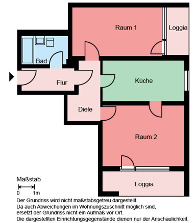 Wohnung zur Miete nur mit Wohnberechtigungsschein 320,83 € 2 Zimmer 65,4 m² 2. Geschoss Unter der Emst 2 Dröschede Iserlohn 58644