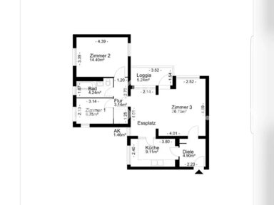 Wohnung zur Miete Tauschwohnung 547 € 2,5 Zimmer 74 m² 7. Geschoss Moabit Berlin 13355