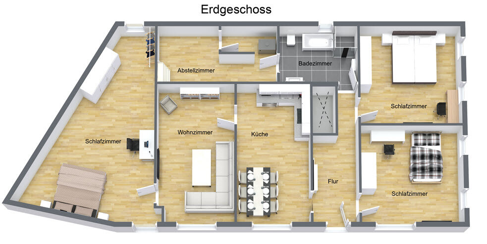 Terrassenwohnung zur Miete 1.050 € 4 Zimmer 131 m²<br/>Wohnfläche Erdgeschoss<br/>Geschoss Ab sofort<br/>Verfügbarkeit Dorn-Dürkheim 67585