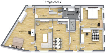 Terrassenwohnung zur Miete 1.050 € 4 Zimmer 131 m² Erdgeschoss frei ab sofort Dorn-Dürkheim 67585