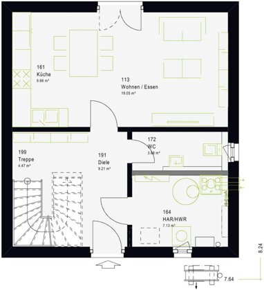 Haus zum Kauf Provisionsfrei 223.000 € 3 Zimmer 98 m² 2.700 m² Grundstück Borrentin 17111