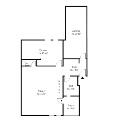 Wohnung zum Kauf 411.000 € 3 Zimmer 94 m² Andreas-Knack-Ring 1 Barmbek - Nord Hamburg 22307