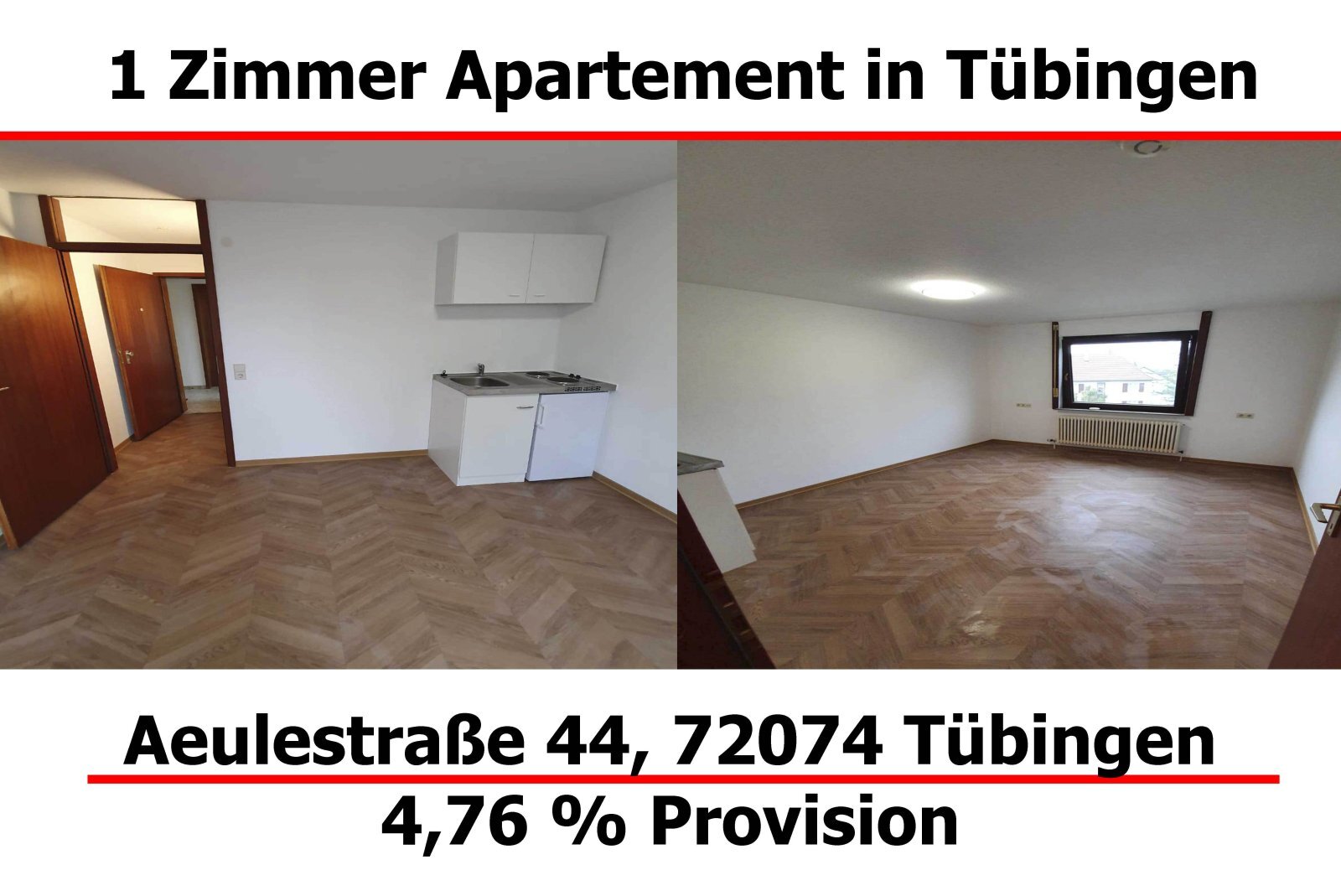 Apartment zum Kauf 109.000 € 1 Zimmer 21 m²<br/>Wohnfläche 2. Stock<br/>Geschoss Aeulestr. 44 Lustnau - Aeule Tübingen 72074