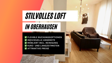 Wohnung zur Miete Wohnen auf Zeit 1.200 € 1 Zimmer 51 m² frei ab 21.04.2024 Thüringer Straße Buschhausen Oberhausen 46149