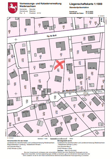 Grundstück zum Kauf 199.000 € 878 m² Grundstück Maschen Seevetal 21220