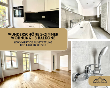 Wohnung zum Kauf provisionsfrei 720.000 € 5 Zimmer 131,5 m² 3. Geschoss Südvorstadt Leipzig 04275