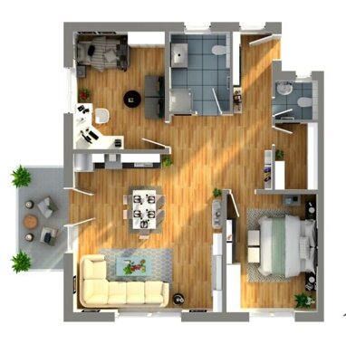 Wohnung zum Kauf Provisionsfrei 399.900 € 3 Zimmer 94,9 m² 1. Geschoss Oberschopfheim Friesenheim 77948