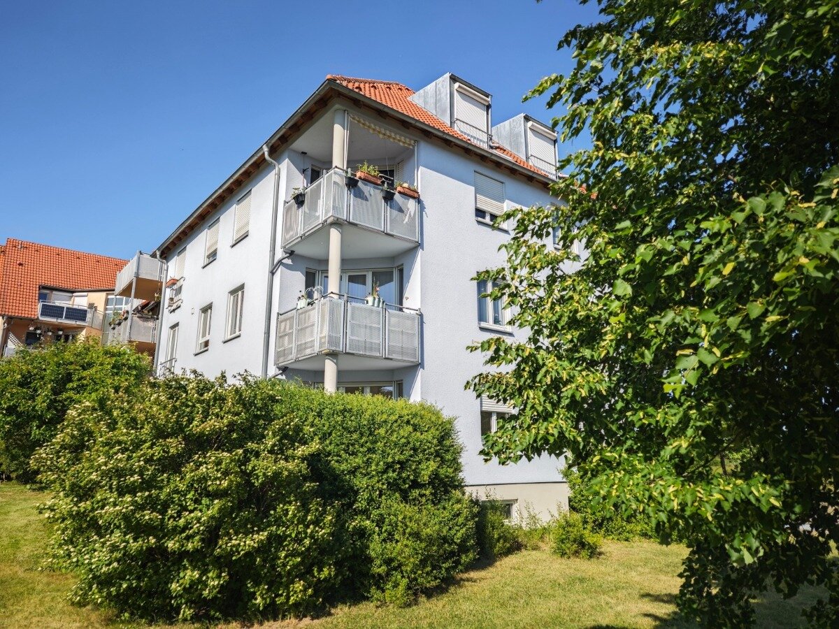 Wohnung zur Miete 540 € 2 Zimmer 61 m²<br/>Wohnfläche Erdgeschoss<br/>Geschoss Hölderlinstraße 5 Schkeuditz Schkeuditz 04435