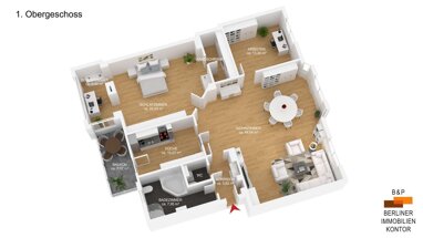 Apartment zum Kauf 649.000 € 3 Zimmer 128,4 m² 1. Geschoss Drachenfelsstr. 11 Karlshorst Berlin 10318