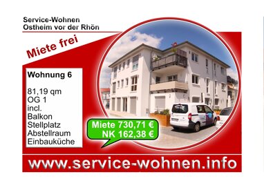 Wohnung zur Miete 2 Zimmer 81,2 m² Erdgeschoss folgt Oberwaldbehrungen Ostheim vor der Rhön 97645