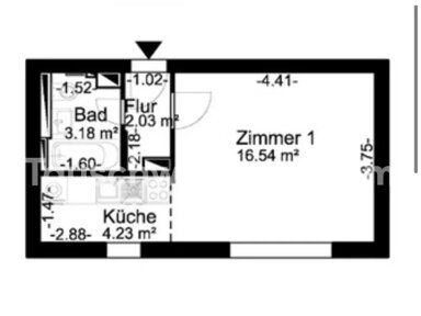 Wohnung zur Miete Tauschwohnung 330 € 1 Zimmer 27 m² Westend Berlin 10587