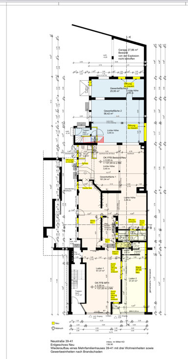 Praxis zur Miete provisionsfrei 4.400 € 440 m² Bürofläche Neustraße 39 - 41 Stadtmitte Eschweiler 52249