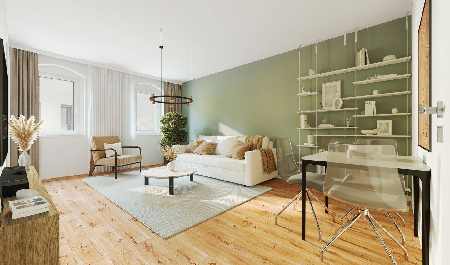 Klein, fein und bezugsfrei: Renovierte 1-Zimmer-Wohnung in ruhiger Lage am Volkspark!