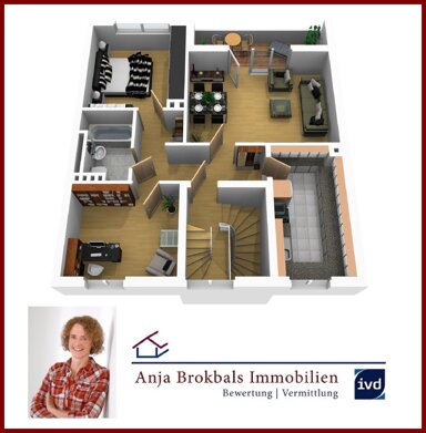 Wohnung zur Miete 550 € 3 Zimmer 65 m² 1. Geschoss Isselhorst Gütersloh 33334