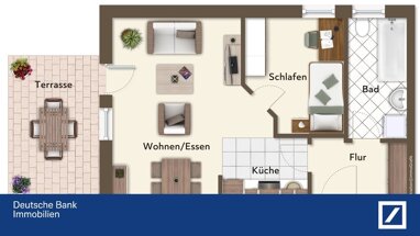 Wohnung zum Kauf 134.000 € 2 Zimmer 42,5 m² Deggendorf Deggendorf 94469
