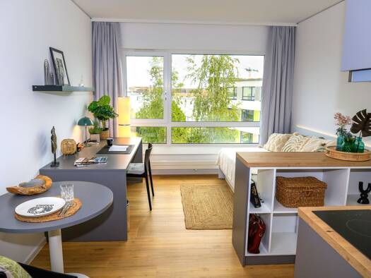 Wohnung zur Miete 686 € 1 Zimmer 19,7 m² 2. Geschoss frei ab 01.01.2026 Altenhöferallee 30 Kalbach-Riedberg Frankfurt am Main 60438
