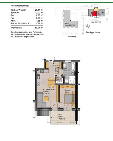 Wohnung zum Kauf provisionsfrei 239.000 € 2 Zimmer 60,1 m² Egg Egg 87743