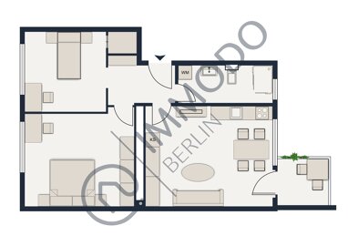 Wohnung zum Kauf 305.000 € 3 Zimmer 60 m² 1. Geschoss Steglitz Berlin 12169