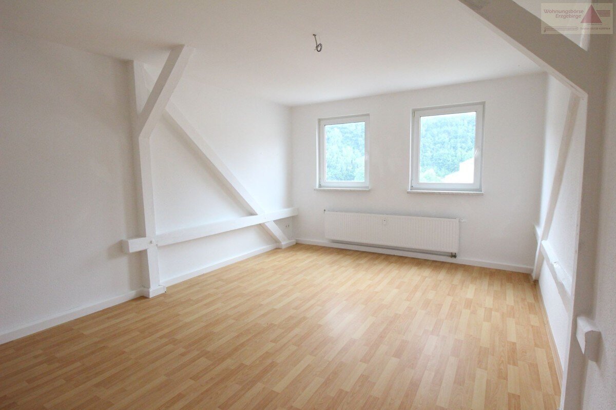 Wohnung zur Miete 330 € 3 Zimmer 66 m²<br/>Wohnfläche EG<br/>Geschoss Wettinerstraße 76 Aue 08280