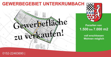 Gewerbegrundstück zum Kauf provisionsfrei 300.000 € 1.500 m² Grundstück Unterkrumbach Unterkrumbach 91241