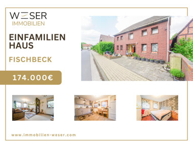 Einfamilienhaus zum Kauf 174.000 € 11 Zimmer 252 m² 232 m² Grundstück Fischbeck Hessisch Oldendorf / Fischbeck (Weser) 31840
