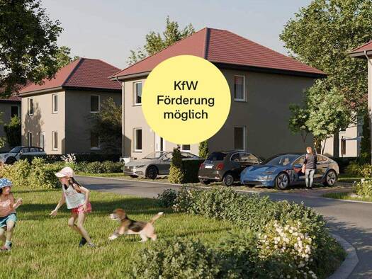 Fertig- und Musterhäuser zum Kauf Kirschallee/Plagwitzer Weg Machern Leipzig 04827