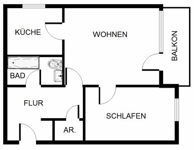 Wohnung zur Miete nur mit Wohnberechtigungsschein 277,99 € 2 Zimmer 57,5 m² Erdgeschoss Ernst-Reuter-Straße 3 Weddinghofen Bergkamen 59192