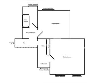 Wohnung zur Miete Tauschwohnung 650 € 2 Zimmer 65 m² 1. Geschoss Kreuzberg Berlin 10967