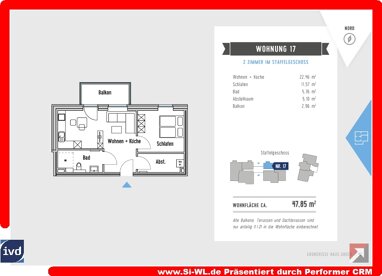 Wohnung zum Kauf Provisionsfrei 279.000 € 2 Zimmer 47,7 m² Am Kamp 5 Meckelfeld Seevetal 21217