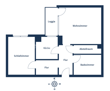 Wohnung zum Kauf 196.000 € 2 Zimmer 57 m² 1. Geschoss Quickborn 25451