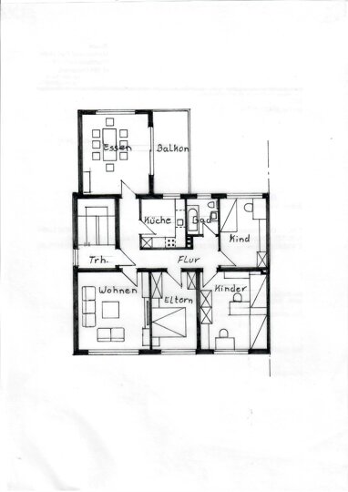 Wohnung zur Miete 1.250 € 5 Zimmer 110 m² 1. Geschoss Schinkel - Ost 120 Osnabrück 49084