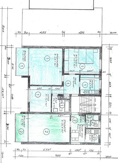 Wohnung zum Kauf provisionsfrei 119.000 € 3 Zimmer 69 m² frei ab sofort Lehnerstraße 20 Lauffen am Neckar 74348