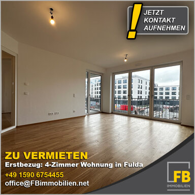 Wohnung zur Miete 1.283 € 4 Zimmer 87 m² 1. Geschoss frei ab sofort Gerbergasse 11 Innenstadt Fulda 36037